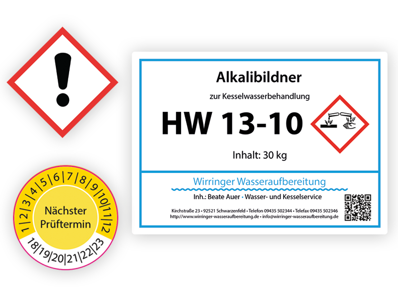 Technische Aufkleber
