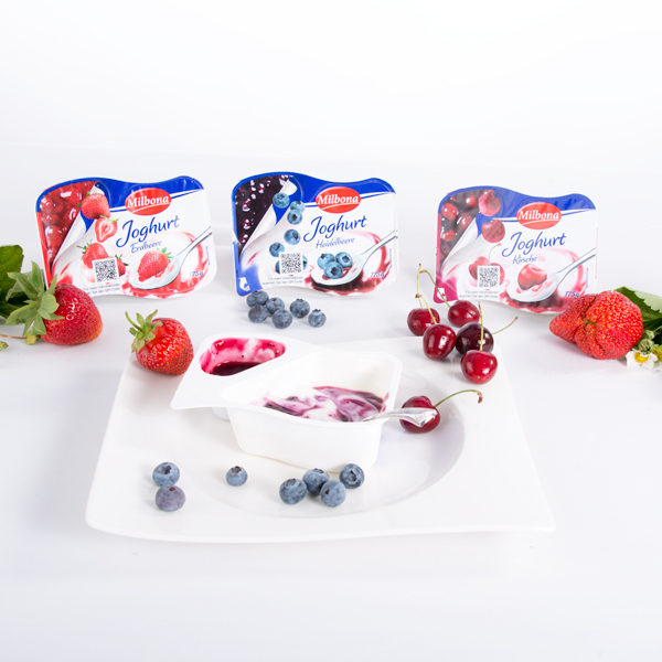 Food Fotografie Joghurt mit Fruchtecke